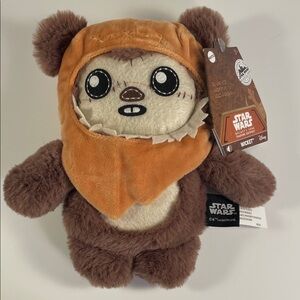 Star Wars Wicket Plush with Sound Toy - Brown and Orange